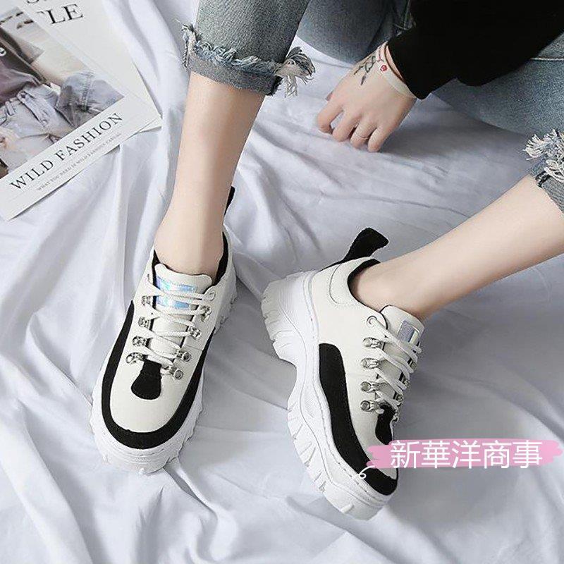 レディース スニーカー厚い底カジュアルな靴 小さい白い靴 低結びつき 通気性 ローカット シューズ 軽量 春 夏 秋 Nb Jp1029 新華洋商事 通販 Yahoo ショッピング