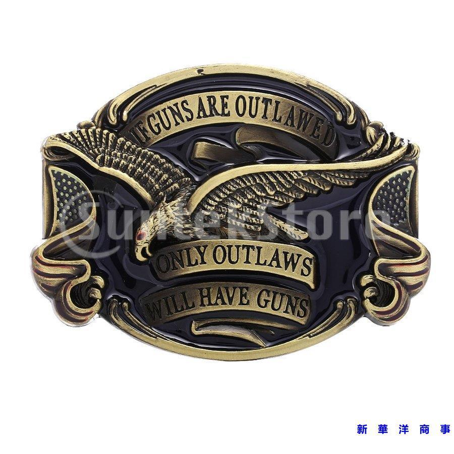 正規店 メンズ レトロ ウエスタン ゴシック イーグル形状デザイン ベルトバックル かっこいい アクセサリー