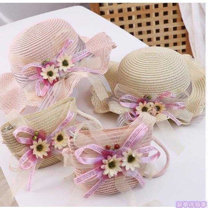 麦わら帽子 子供 キッズ パック ２点セット Uvカット 帽子 つば広 女の子 ハット 麦わら 子ども 紫外線対策 海 プール かわいい Yi123 Y 新華洋商事 通販 Yahoo ショッピング