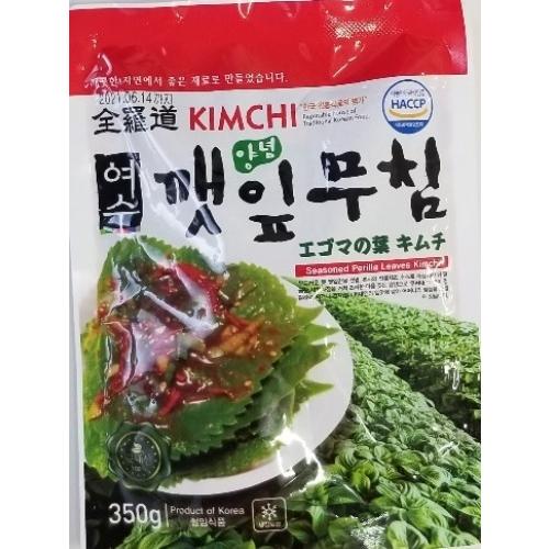 冷 全羅道 麗水 えごまの葉キムチ 350g 新宿yesmart 通販 Yahoo ショッピング