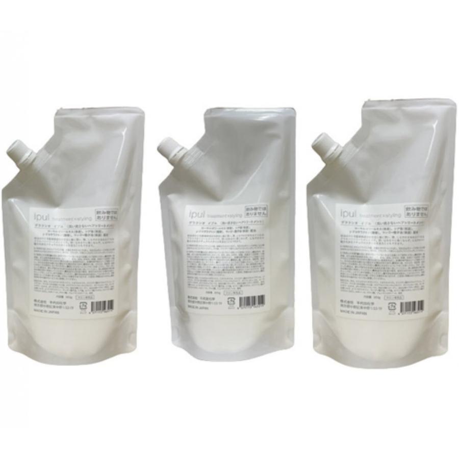 【3個セット】 千代田化学 デラクシオ イプル 300g リフィル　詰め替え用 洗い流さないトリートメント ヘアケア アウトバストリートメント スタイリング 形状記憶 保湿 天然由来成分 毛髪補修 3個セット 千代田化学 デラクシオ イプル 300g リフィル 詰め替え用