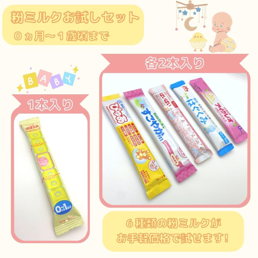 タイプA-11本入り メール便送料無料 赤ちゃん用 粉ミルク お試しセット