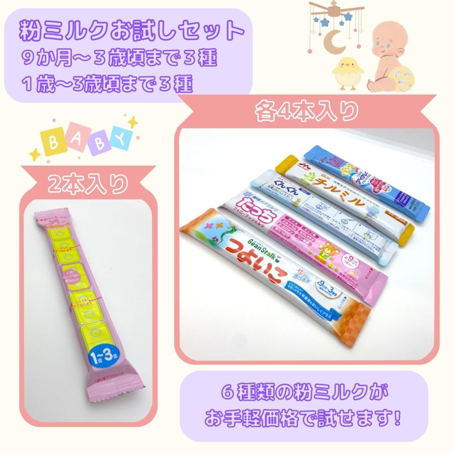 タイプD-22本入り メール便送料無料 赤ちゃん用 粉ミルク お試しセット