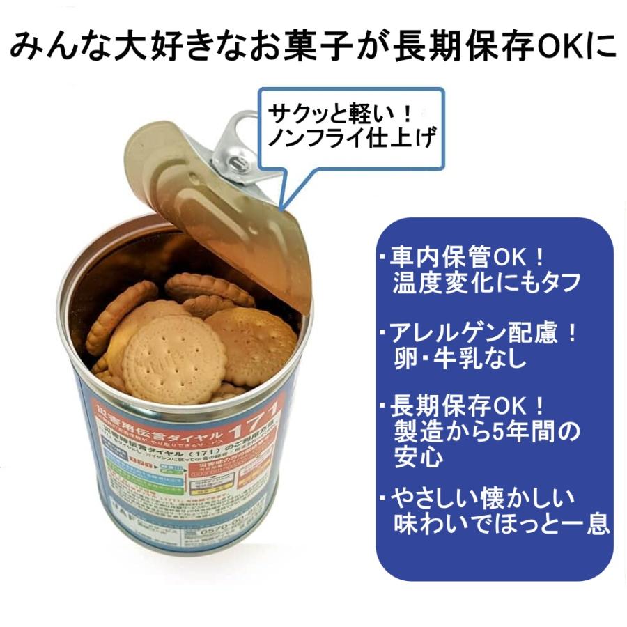 2個セット ／ 野村煎豆加工店 車載用 ミレービスケット 100g 保存缶