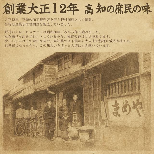 2個セット ／ 野村煎豆加工店 車載用 ミレービスケット 100g ＋