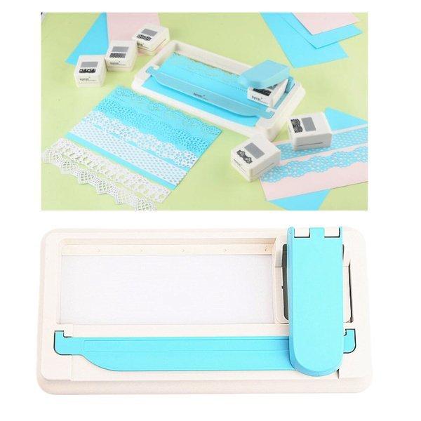 イェスショップ紙パンチカッターエンボス加工diyスクラップブッキングブックマーク用品ベース お気にいる