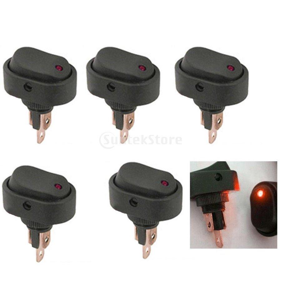 12V車のボートマリン赤用のロッカースイッチ上 ヘビーデューティーをオフ30ampクリニークを主導 【SALE/76%OFF】 12V車のボートマリン赤用のロッカースイッチ上 ヘビーデューティーをオフ30ampクリニークを主導 【SALE/76%OFF】