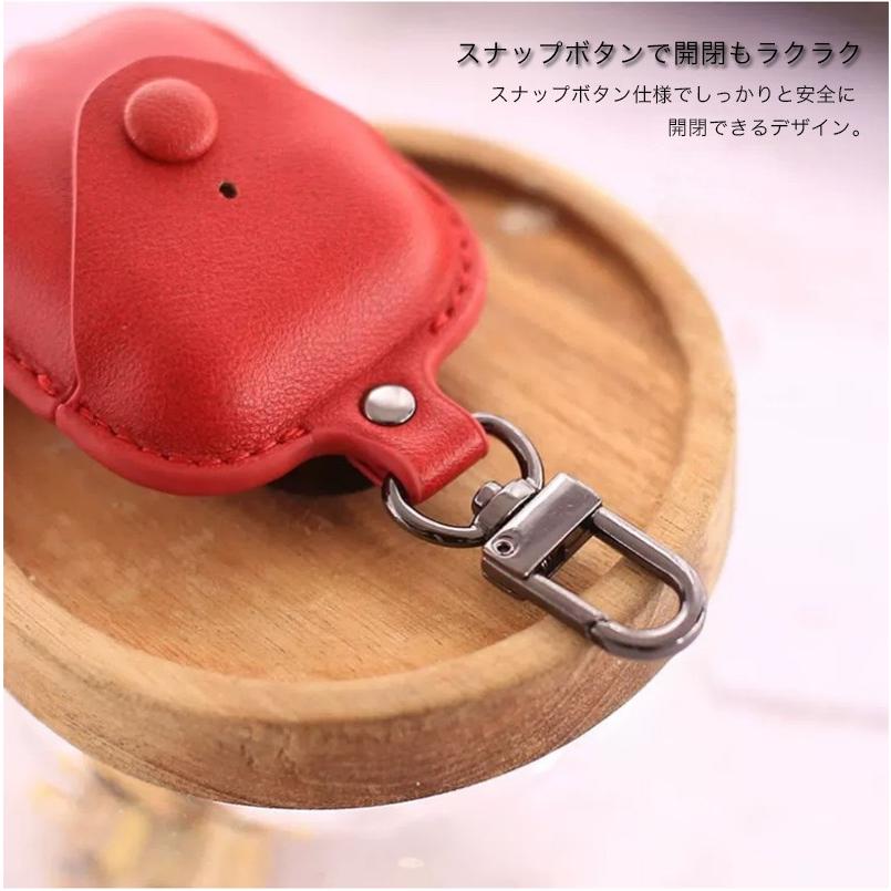 airpods pro 第2世代 ケース airpods4 2 カバー レザー スナップボタン