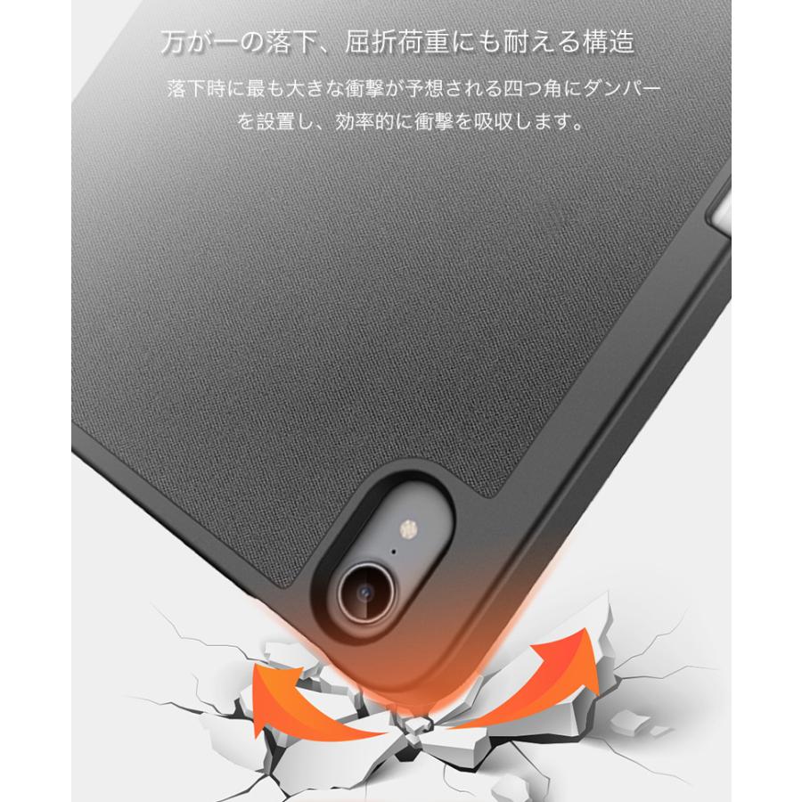 iPad mini 7 6 5 ケース ペンホルダー付き 第7 第6 世代 おしゃれ 耐