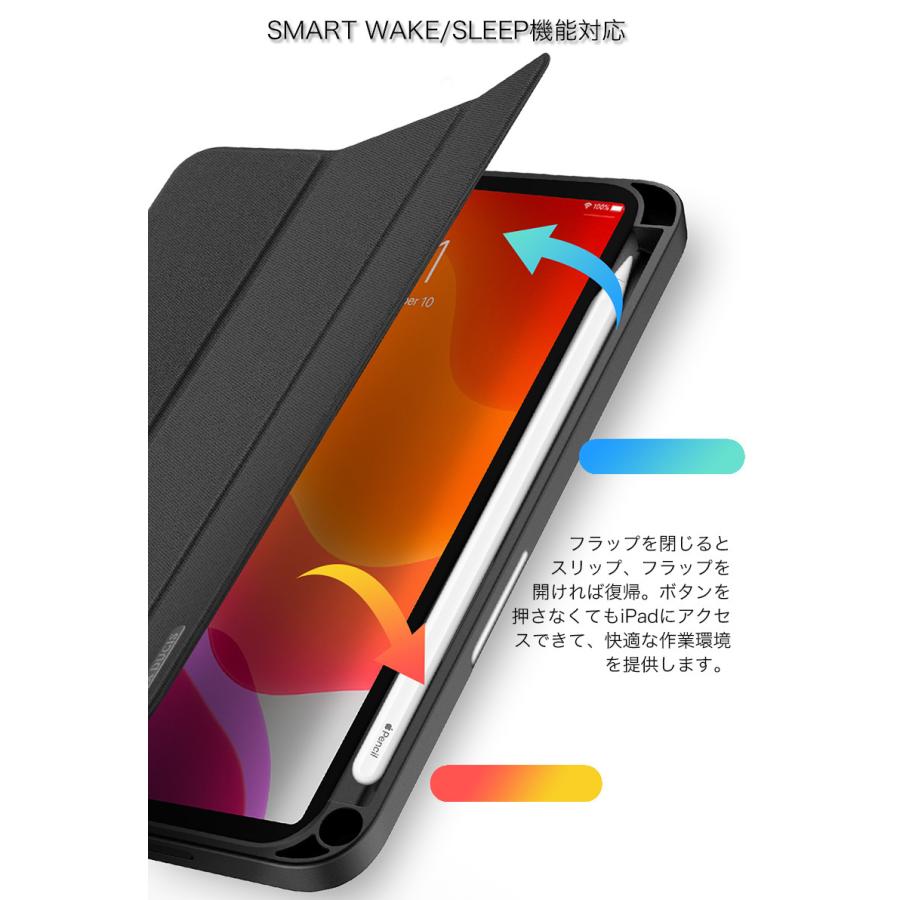 iPad mini 7 6 5 ケース ペンホルダー付き 第7 第6 世代