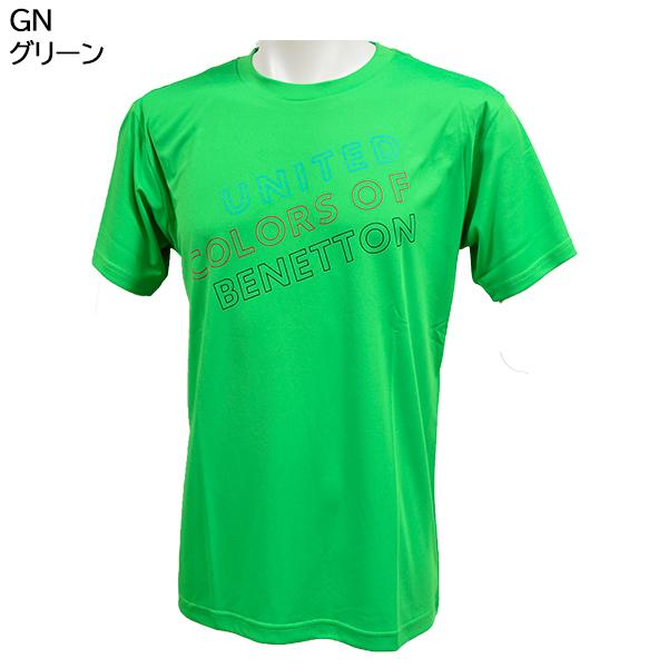 ベネトン benetton メンズ Tシャツ 半袖 UVカット 吸水速乾 411-537 メール便も対応｜yf-ing｜05