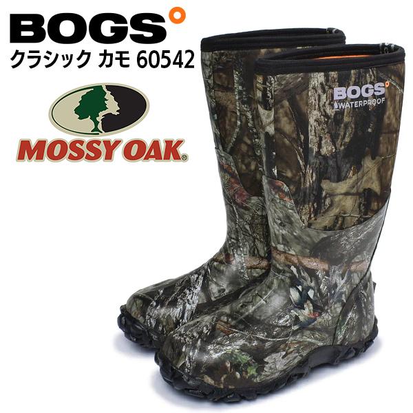 BOGS ボグス メンズ レイン ブーツ ワークブーツ モッシーオーク 雨 アウトドア 冬 シューズ 靴 防水 防滑 防寒 CLASSIC CAMO クラシック カモ 60542 北海道 BOS | 