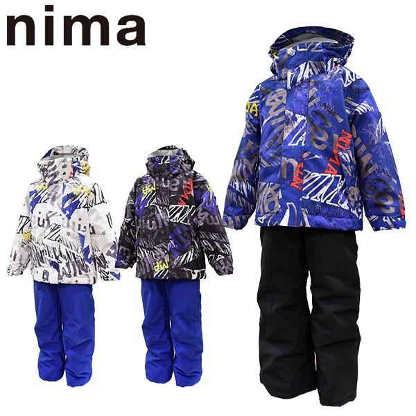 スキーウェア キッズ 100 110 1 雪遊び 上下セット ジュニア ニーマ Nima Jr 8051 子供 安い 超人気新品
