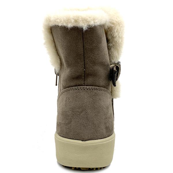 ノースデイト レディース ブーツ 冬 靴 スノーシューズ スノーブーツ ウインター 6E 幅広 ゆったり 耐水 防水 防滑 防寒  North Date KH8901 北海道 BOS |  | 02