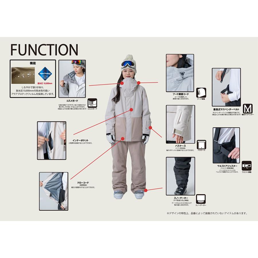 ウィンデックス レディース スキーウェア 上下セット WS-8804