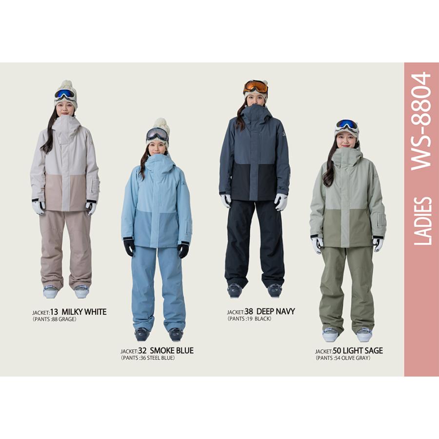 ウィンデックス レディース スキーウェア 上下セット WS-8804