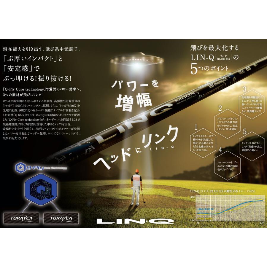 USTマミヤ　リンク ブルーEX LIN-Q BLUE EX シャフト　タイトリスト 非純正スリーブ　CMX TOUR FIT　 |  | 02