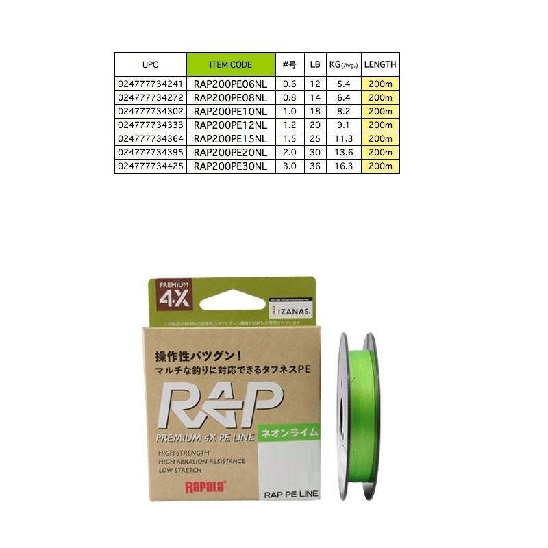 ラパラ ラップ ライン Peライン ソルトライン 0m Pe ネオンライム 2 3号