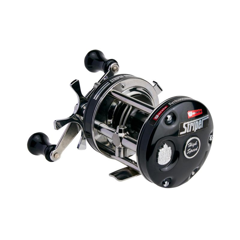 アブ AMBASSADEUR 6500 Striper Black / ベイト リール 右巻 : 釣具の 