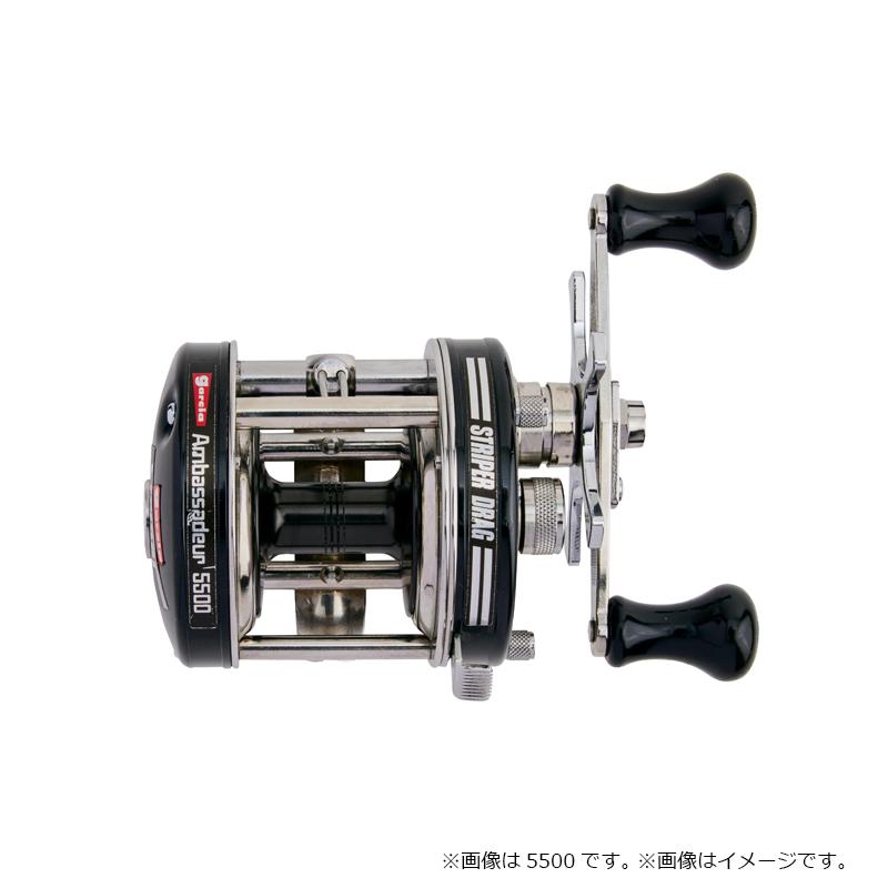 アンバサダー 6501ストライパー アブ AMBASSADEUR 6501 Striper Black / ベイト リール 左巻 : 釣具の