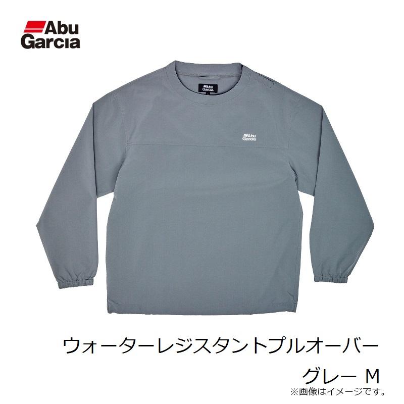 アブ ウォーターレジスタントプルオーバー グレー M : 釣具のFTO