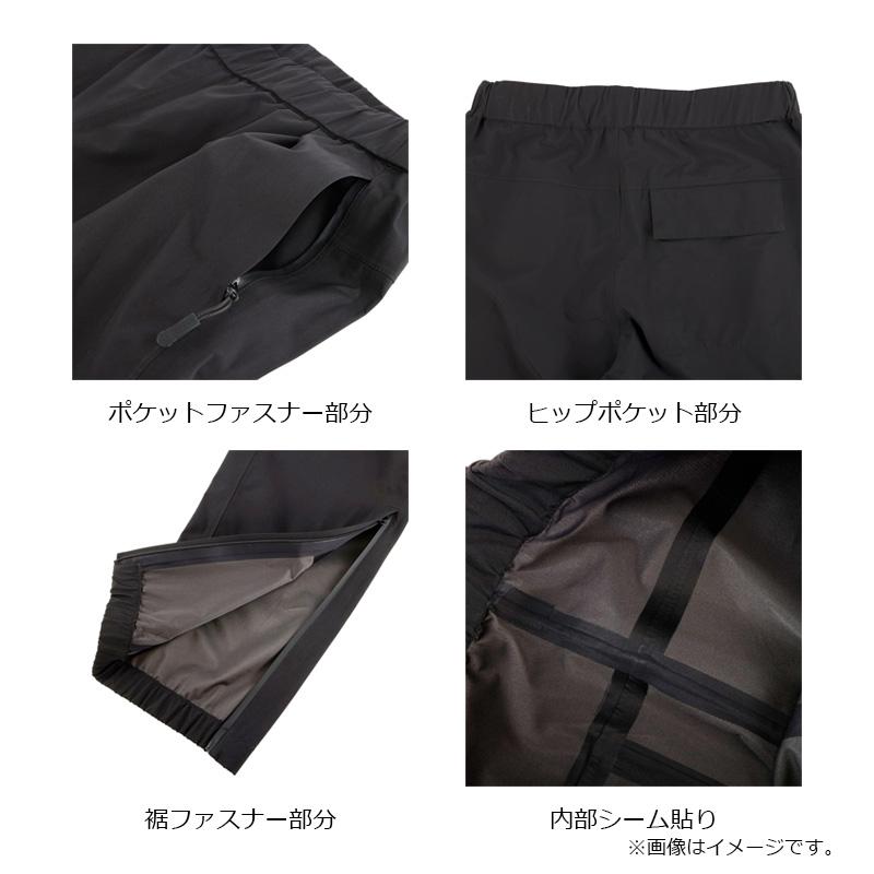 アブ 3レイヤー ウォータープルーフパンツ ブラック L : 釣具のFTO