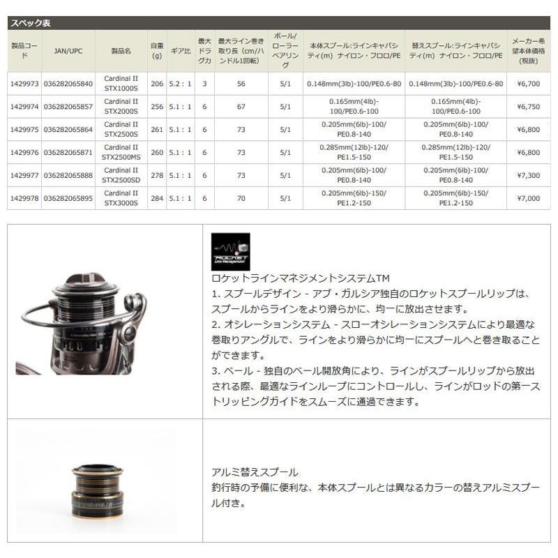 Abu Garcia（アブガルシア） アブ Cardinal II STX3000S / アブ
