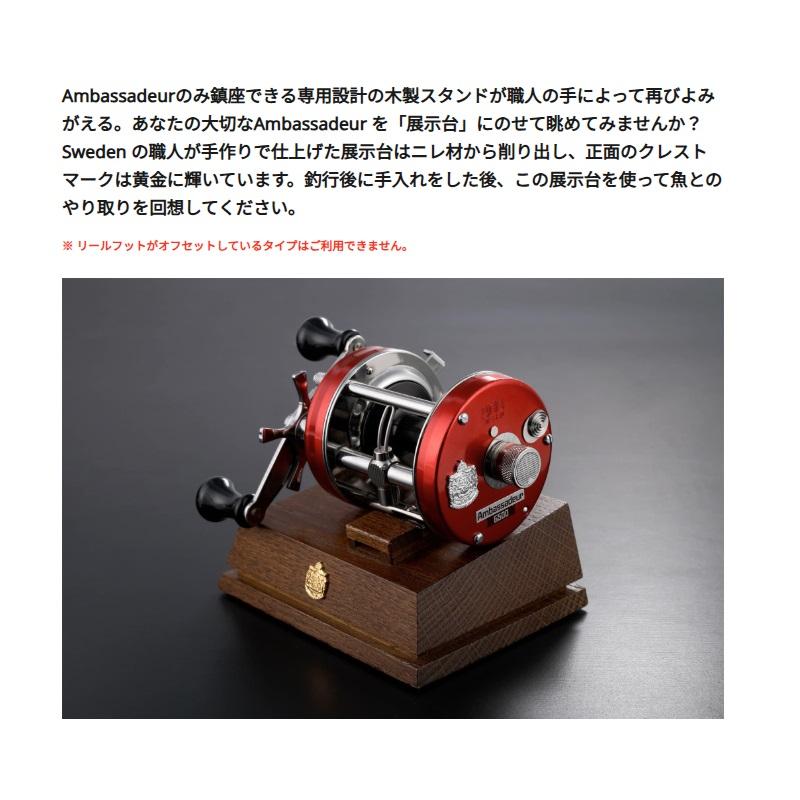 ピュアフィッシングジャパン ABU ウッドディスプレイ ナチュラル 右巻き ピュアフィッシングジャパン ABU ウッドディスプレイ ナチュラル