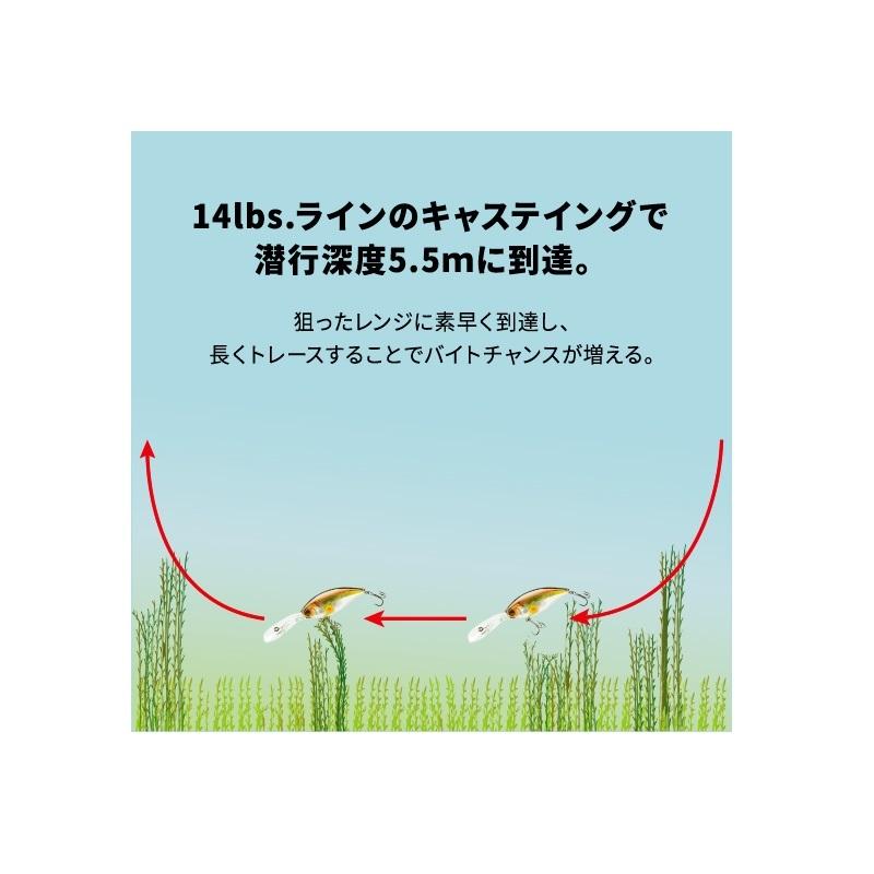 デュエル　ハードコア バレットクランク 5+ 80F R1421-SSH セクシーシャッド｜yfto2｜04