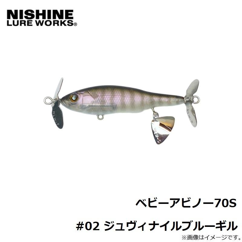 ニシネルアーワークス ベビーアビノー70s 02 ジュヴィナイルブルーギル 釣具のfto ヤフー店 通販 Yahoo ショッピング