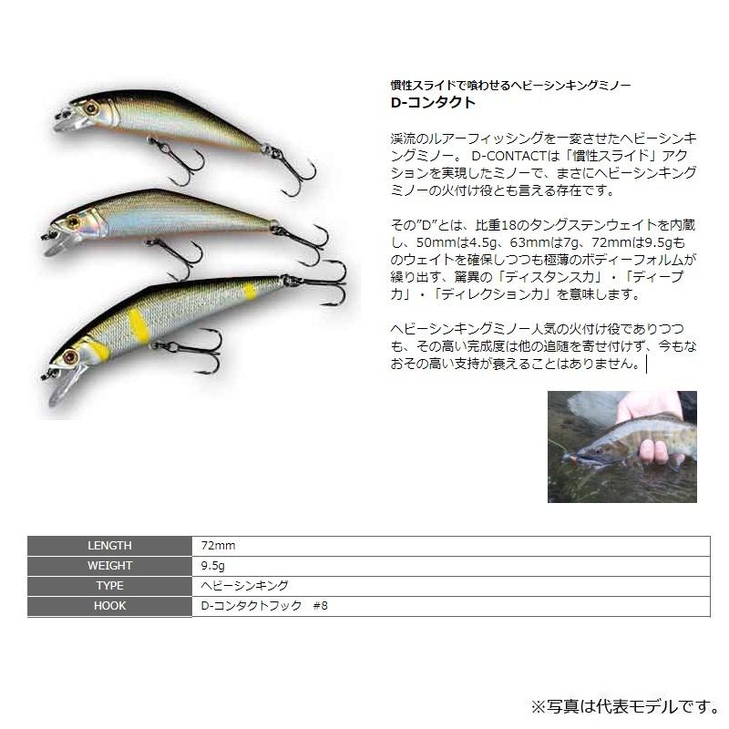 スミス D-コンタクト72 01 キンクロ : 釣具のFTO ヤフー店 - 通販
