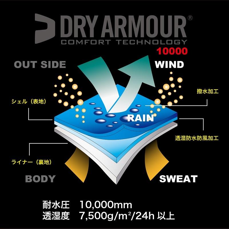 バリバス VARS-12 ドライアーマー アクティブレインスーツ LL カーキ