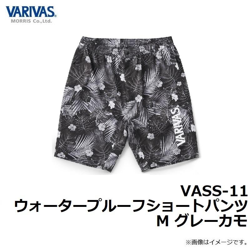 VARIVAS ショートパンツ バリバス VASS-11 ウォータープルーフショートパンツ M グレーカモ