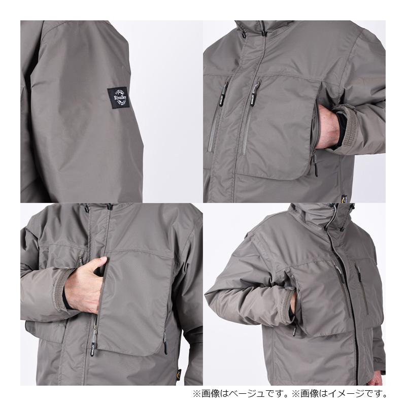 リバレイ 5463 RV ウォームウェーディングジャケット ブラック L
