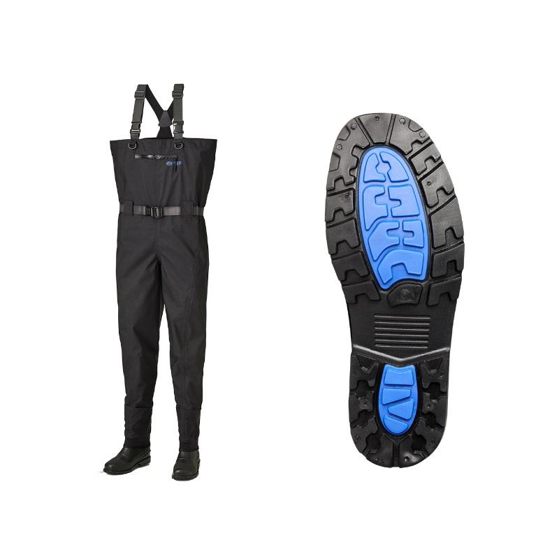 セ リバレイ 7620 RBB アクアマックスサーフウェーダー LL ブラック