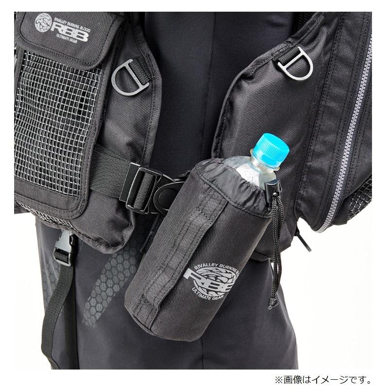 リバレイ 7661 RBB ロックショアショートベスト BLK/グレー : 釣具の
