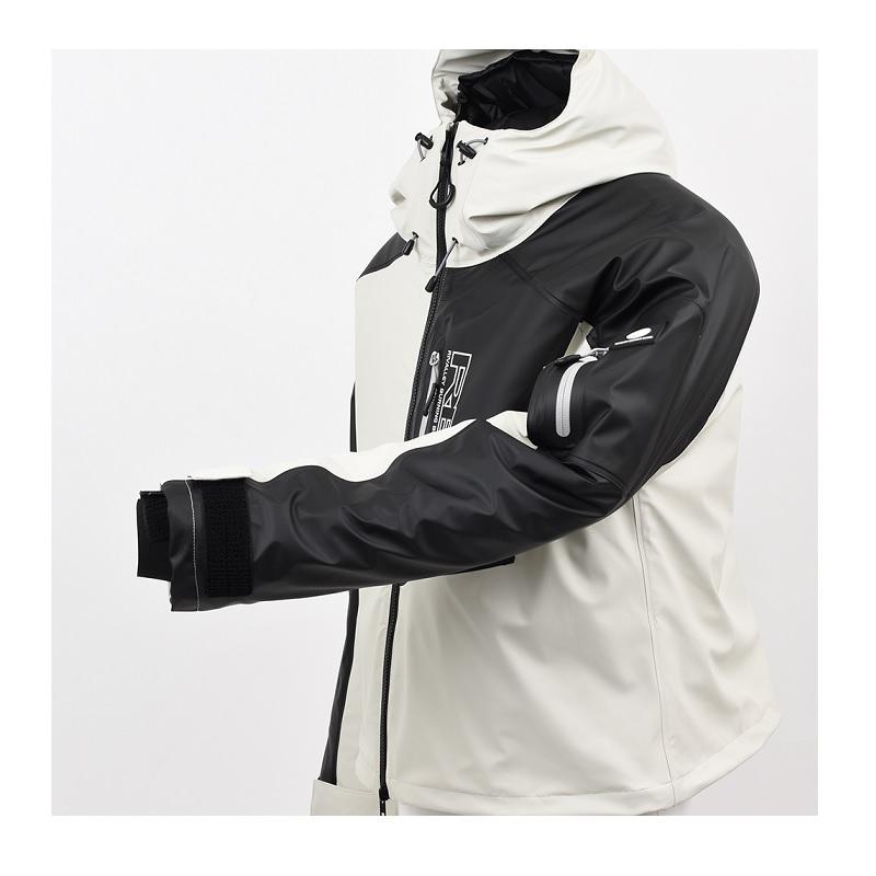 リバレイ 7687 RBB フィッシャーマンWDジャケット 3L ホワイト : 釣具