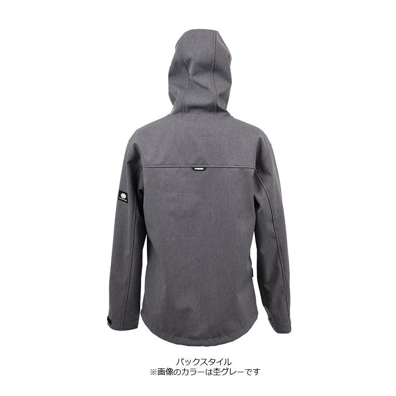 釣り リバレイ 7688 RBB ウィンドガードフーディーII L 杢ブラック