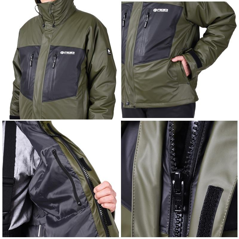 リバレイ 7782 RBB フィッシャーマンウィンタースーツII オリーブ XL