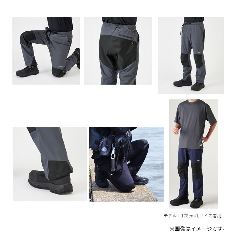 リバレイ 7757 RBB ロックショアストレッチパンツ ネイビー XL : 釣具