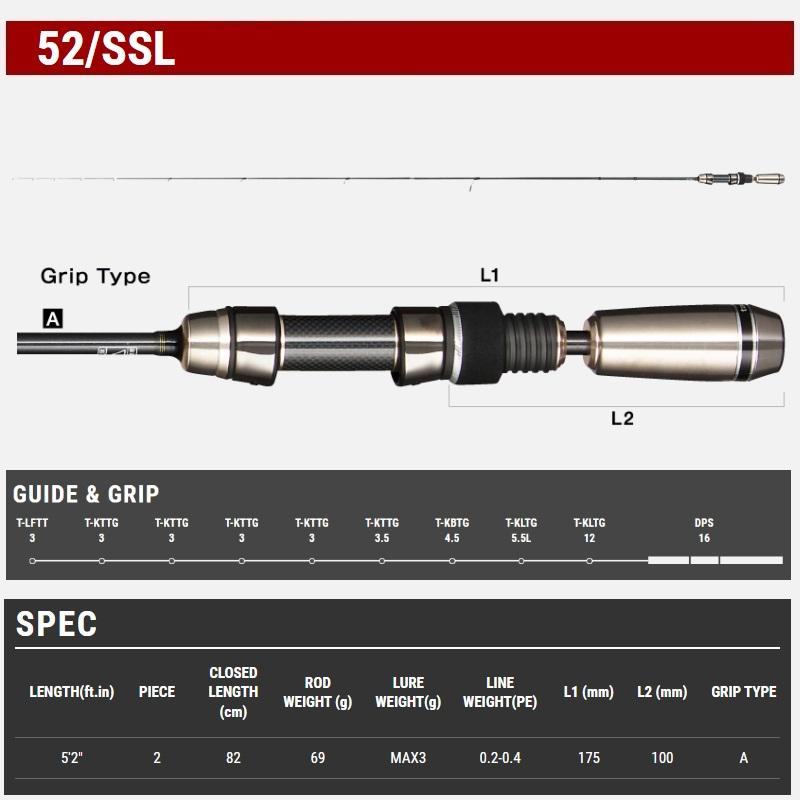 エイテック スーパーアジスト TZ 52/SSL : 釣具のFTO ヤフー店