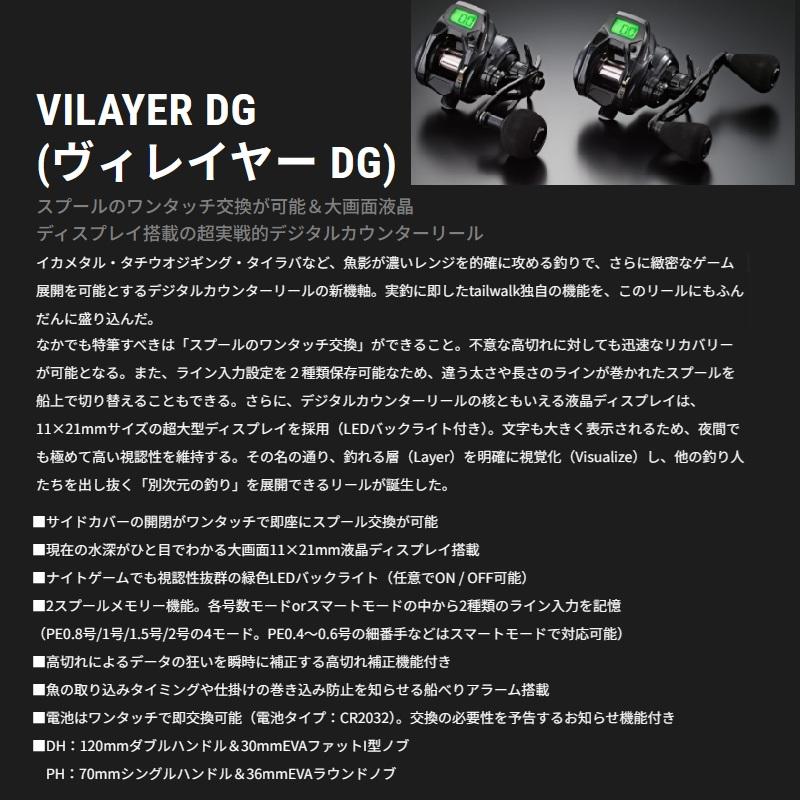エイテック　ヴィレイヤー DG 100-DH/R　/ 船 両軸 リール 右巻 ダブルハンドル_1