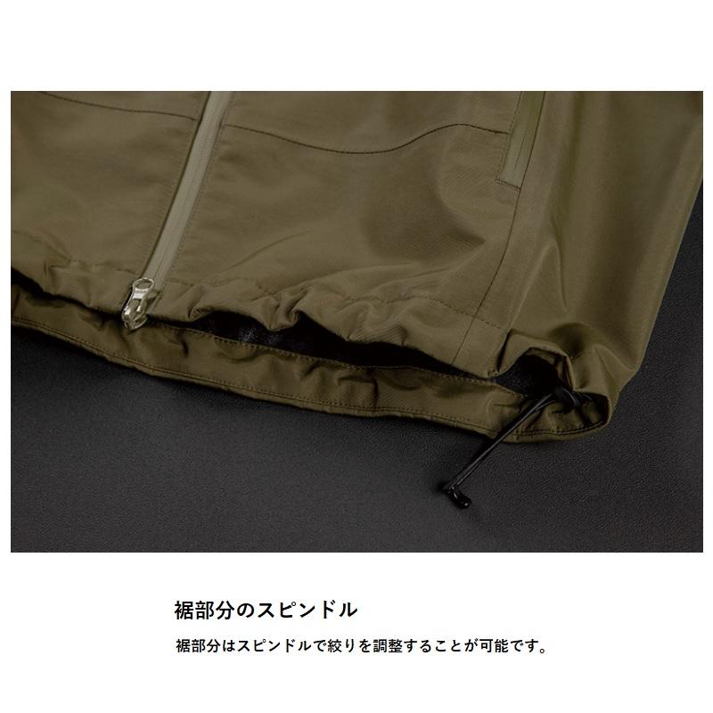 【美品】ジャッカル/ハードシェルジャケット　アーミーグリーン Size:L JACKALL（ジャッカル） ハードシェルジャケット S アーミーグリーン