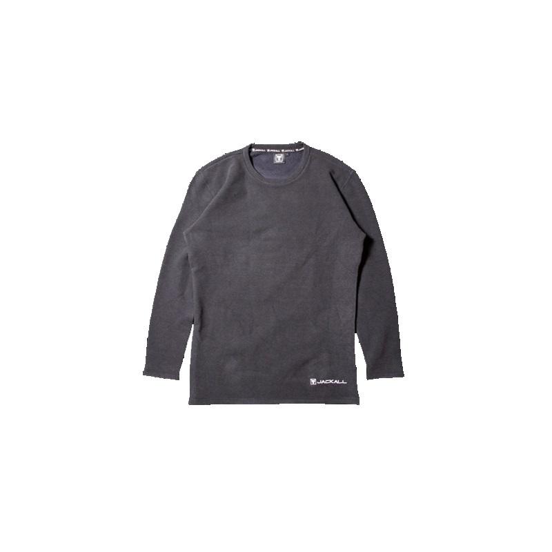 ジャッカル FT 極厚ヒートインナーシャツ L ブラック : 釣具のFTO