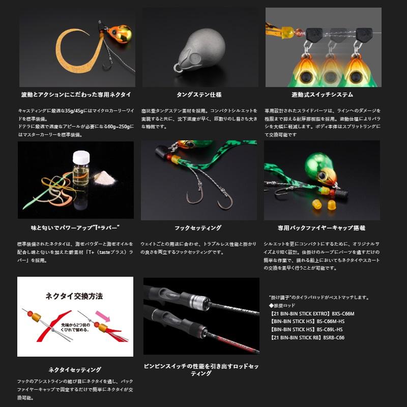 JACKALL（ジャッカル） TGビンビンスイッチ キャンディ 250g グロー