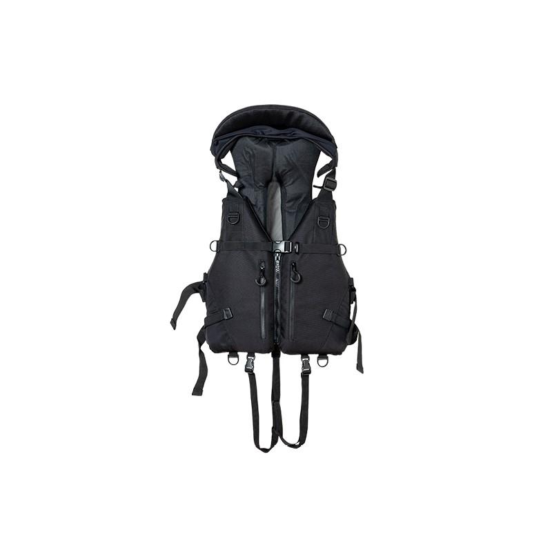 JACKALL シアン ホロフィル AIR RS ベスト ブラック CiAN Hollofil AIR™ RS VEST - SALT WATER 海釣り｜JACKALL