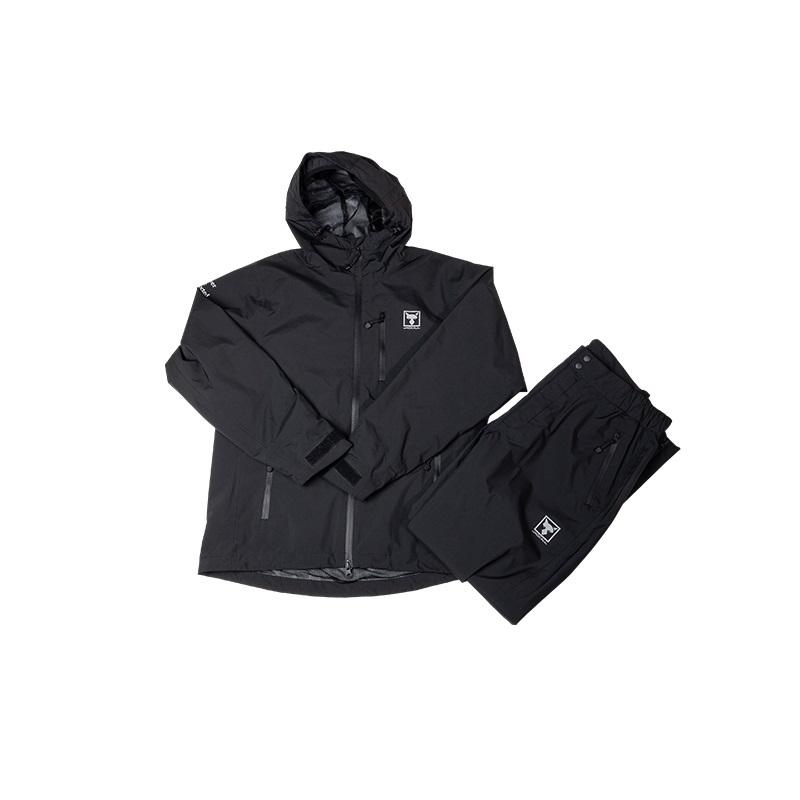 JACKALL ジャッカル RFジャケット セットアップ ブラック L