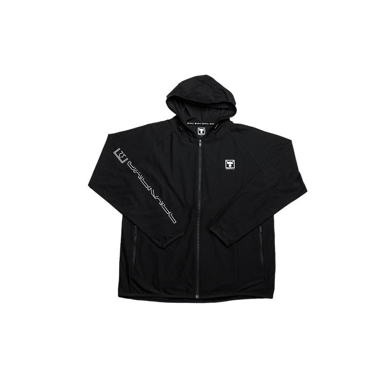 ドライライトフーディ【ジャッカル】　S size ブラック JACKALL ジャッカル ドライメッシュフーディ ブラック S : 釣具