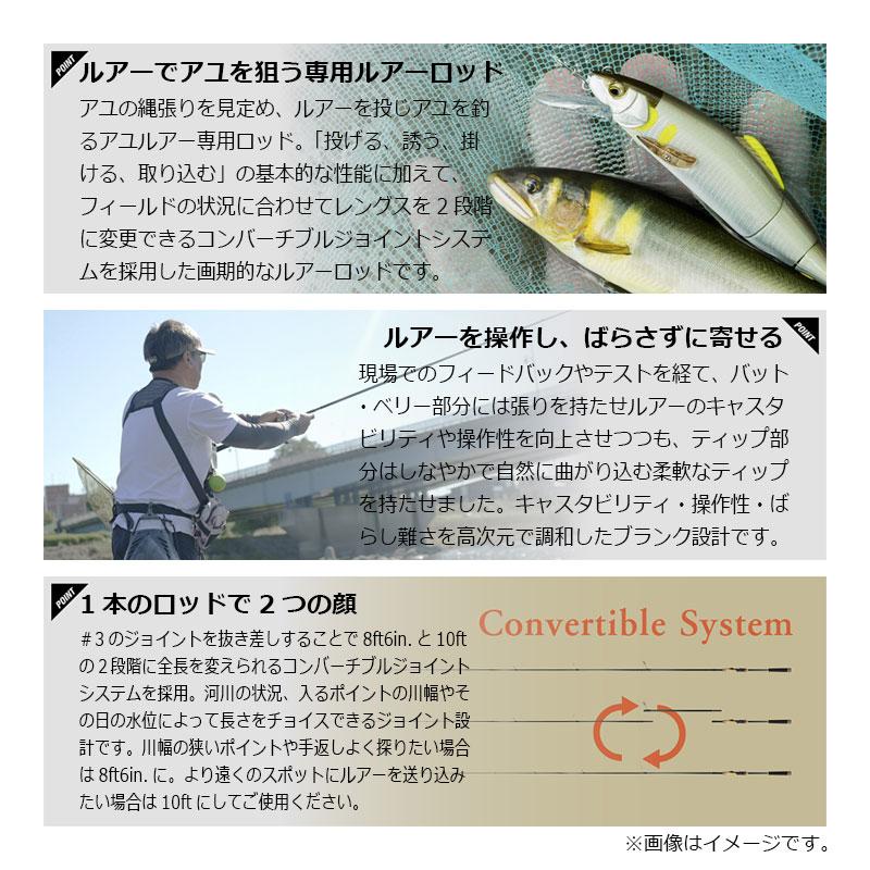 ティモン NAWABARI RANGE ナワバリレンジ NR-S86/100M / 鮎ルアー