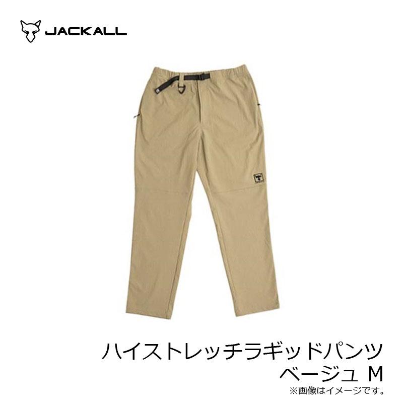 ジャッカル ハイストレッチラギッドパンツ ベージュ Mの画像